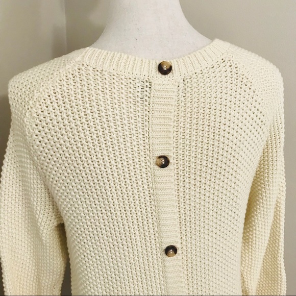 Cynthia Rowley Button Back Sweater - Picture 3 of 7